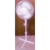 Image 3 : Home Essentials Including Floor Fan, Desk Table, and Blinds