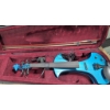 Image 3 : Electric Blue Violin with Bow, Case, and Accessories