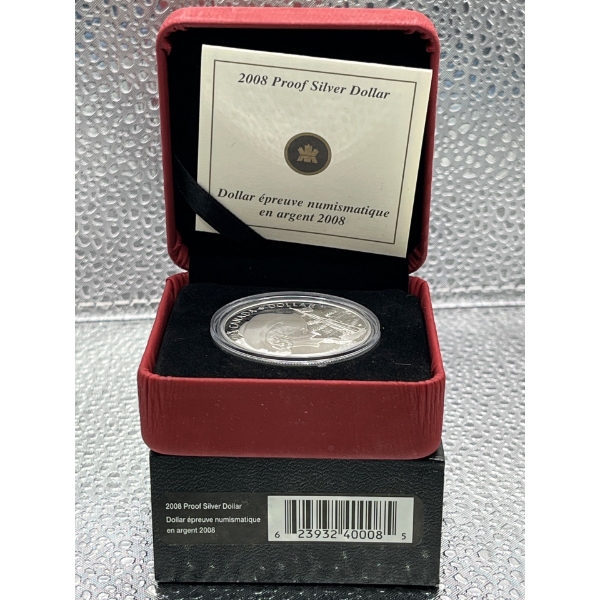 2008 Canadian 400th Anniversary of Quebec City  Silver Dollar 25.175g 92.5% Silver			