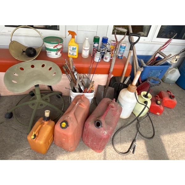 Large Yard Tools/Supply Collection 