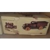 Image 4 : Two Road Classics Wooden Vehicle Collectibles: 15-Inch Sedan and 12-Inch Stake Bed Truck