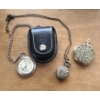 Image 1 : Aspen Pocketwatch w/ Leather Holder, Two Fashion Pocket Watches
