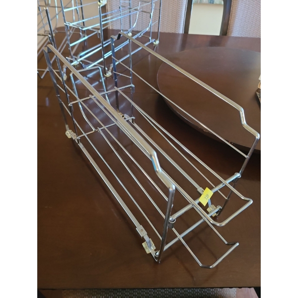 Set of 4 Stackable Metal "Soup" Can Holders