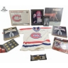 Image 2 : Collection Of Vintage Montreal Canadiens Memorabilia, Including A Signed Jersey, Plaques, Books, ...