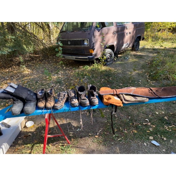 Boots & Rifle Case