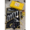Image 1 : Ultra Pro 6pc Combination Wrench Set, Laser Level, Screwdrivers, & Measuring Tools