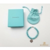 Image 1 : Tiffany & Co. Bead Bracelet 925 Sterling Silver Return to Tiffany Small Heart Tag Charm 