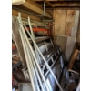 Image 9 :  Industrial scaffolding, several pieces length unknown also included is a Mastercraft extendable lad