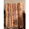 Image 3 : Hand Carved Nativity Log with Jarred Biblical Substances 