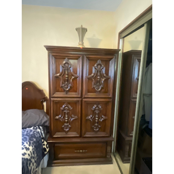 Skylar Peppler Armoire 69" High x 37.5" Wide x 20" Depth.