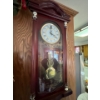 Image 3 : Daniel Dakota Quartz Westminster Chime Wall Clock with small wooden collectable art piece . 