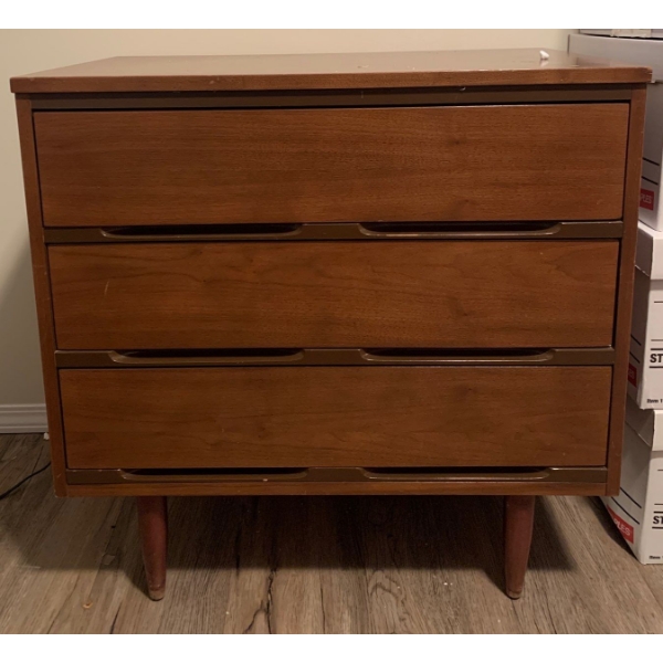Vintage Wooden Dresser - 30W, 18D, 30T 