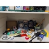 Image 12 : Pantry Cabinet 7ft Tall w/ Contents & Electric Driver - Garden Chemicals Butane Bungy Cords & more