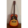 Image 1 : Vintage VIBRA Acoustic 7 String Guitar - Kay Western Style