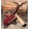 Image 3 : Antique Cream Separator Cast Iron Base & Hand Crank-Rustic Yard Decor