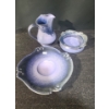 Image 1 : Assorted Pottery: Pitcher 3.5" Diameter Bottom, 6.5 T, Bowl 7" Top, 2 T, Plate 9" Diameter 