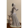Image 4 : LLADRO Porcelain Lady & Canine Companion Out For A Stroll 17T