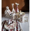 Image 1 : Ukrainian Design Cookie Jar 9 T, Pair of Vases 11 T, Steins Salt/ Pepper Shaker Eggs and More!
