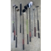 Image 1 : Assorted Left Hand Golf Clubs & Drivers & Putters w/ Golf Bag
