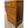 Image 2 : Vintage Oak Art Deco Tall Boy Chest Of Drawers