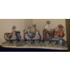 Image 6 : LLADRO 'At the Fair' Porcelain Sculpture (Broken Boy Unattached) - 23W, 8D, 8T