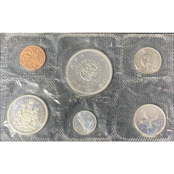 1964 Silver Uncirculated Coin Set