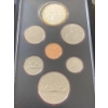 Image 1 : 1980 Royal Canadian Mint Coin Set with Seven Coins and Certificate