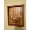 Image 4 : Decorative Mirror (20T) w/ 2 Framed Prints By R. Kendrickson (16x12.5 Each) 
