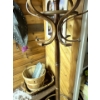 Image 3 : Selection Of Art With Oak Coat Rack Baskets & Small stand.