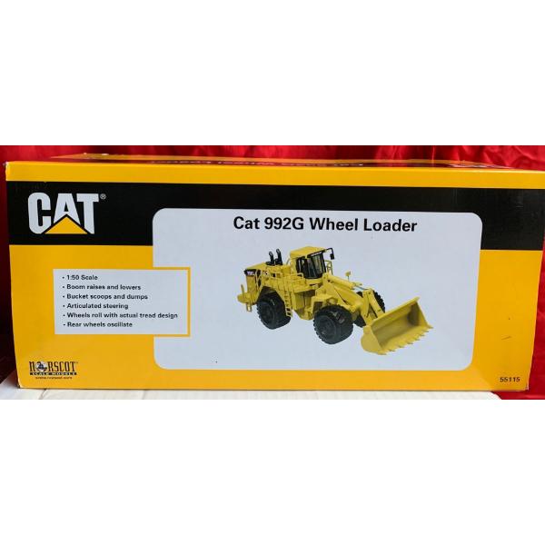 Norscot CAT 992G Wheel Loader 1:50 Scale Die-Cast - Beck Auctions Inc.