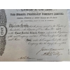 Image 3 : Vintage 1863 Share Certificate For The Enamel Porcelain Company, Limited 8''*9''INCHES.