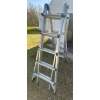 Image 1 : 21ft Multi-Use Mastercraft Aluminum Extendable Folding Telescopic Ladder  Very Good Condition!