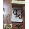 Image 6 : Bulova Watch, Vintage Czech Republic Brooch, Faux Cameo Earrings/Pendant & Costume Jewelery