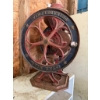 Image 1 : Antique 1884 Star Mill coffee grinder, manufactured in Philadelphia. The grinder features cast iron 