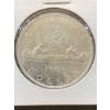Image 1 : 1963 Canadian Silver Dollar Coin Featuring Canoe Design