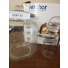 Image 1 : Glass Peanut Jar, Macaroni Jar and Anchor 4-in-1 Cake Stand Set