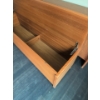 Image 7 : Teak Bedroom Furniture - King Head Board End Of The Bed Bench 2 Floating End Tables & More