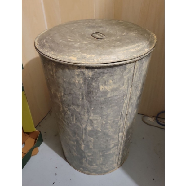 3ft Tall Antique Flour Canteen (Contents Not Included)