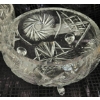Image 3 : Pressed and Etched Glassware Including Decanter, Bowls, and Cups