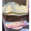Image 6 : Handmade Crocheted Baby Hats and Blanket Collection