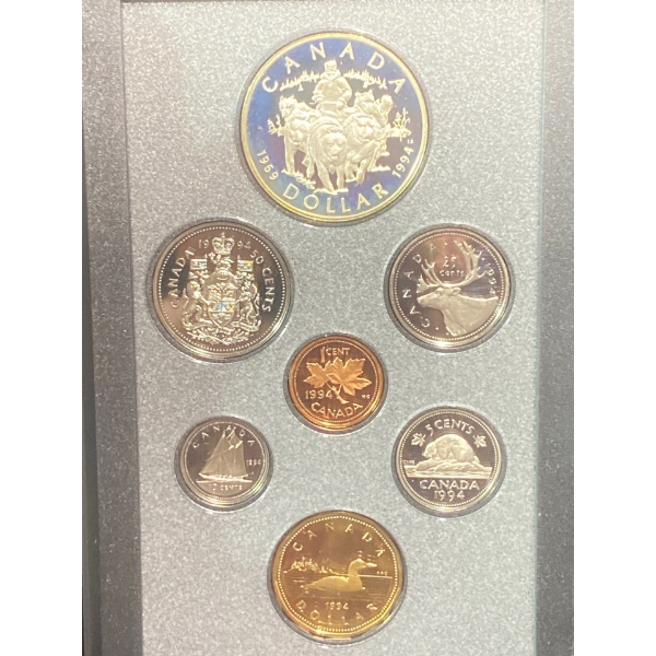 1994 Proof Coin Set 92.5% Silver Dollar 25.175 Grams