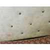 Image 2 : Vintage Headboard/ Twin Mattress/ Platform 39 W, 75 D, 36 T and Nightstand 14 W, 12 D, 22 T 