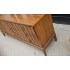 Image 5 : Vintage Mid-Century Wooden Dresser with Attachable Mirror and nightstands