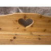 Image 4 : Wooden Storage Bench with Heart Cut-Out Backrest