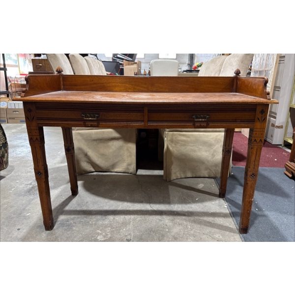 Wooden Antique Secretary Desk 48Wx20Dx36H