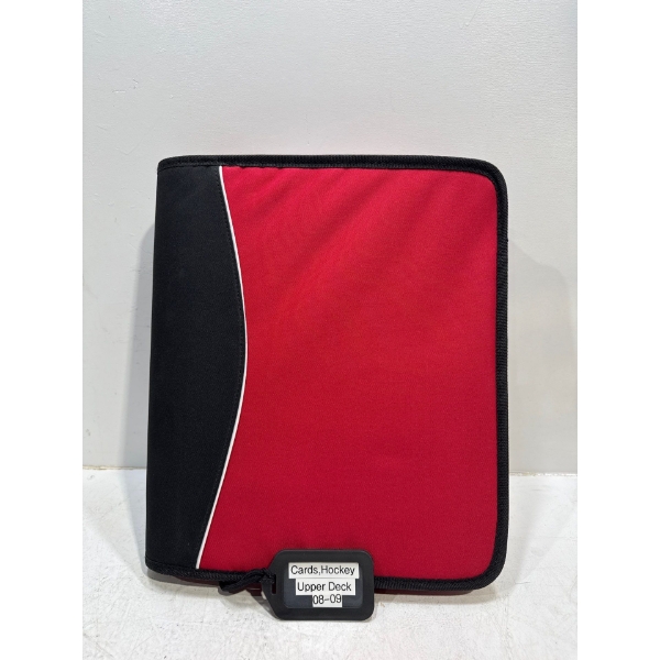 Binder of Upper Deck 08-09 Hockey Cards