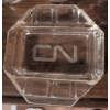 Image 3 : Collectible Canadian National (CN) Gold Rimmed Beer Mugs w/ Ashtray