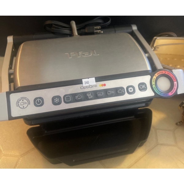 T Fal OPTIGRILL w/ Copper Cookware