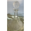 Image 2 : Cut Glass Decanter with Faceted Stopper