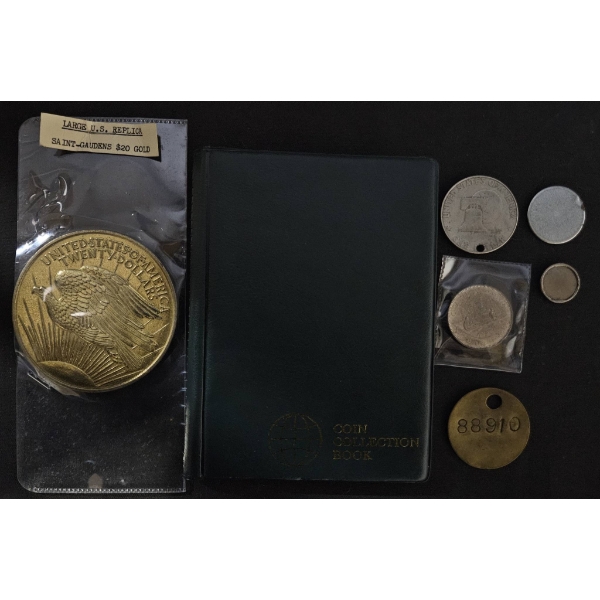 Coin Collection Book with Mint Error, World Coins, Replica and World Tokens